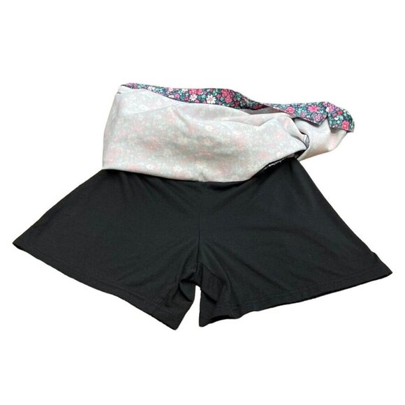 Croft & Barrow Women Pink Floral Skorts Skirt Size 8 - Colorful Spring / Summer - Picture 7 of 10